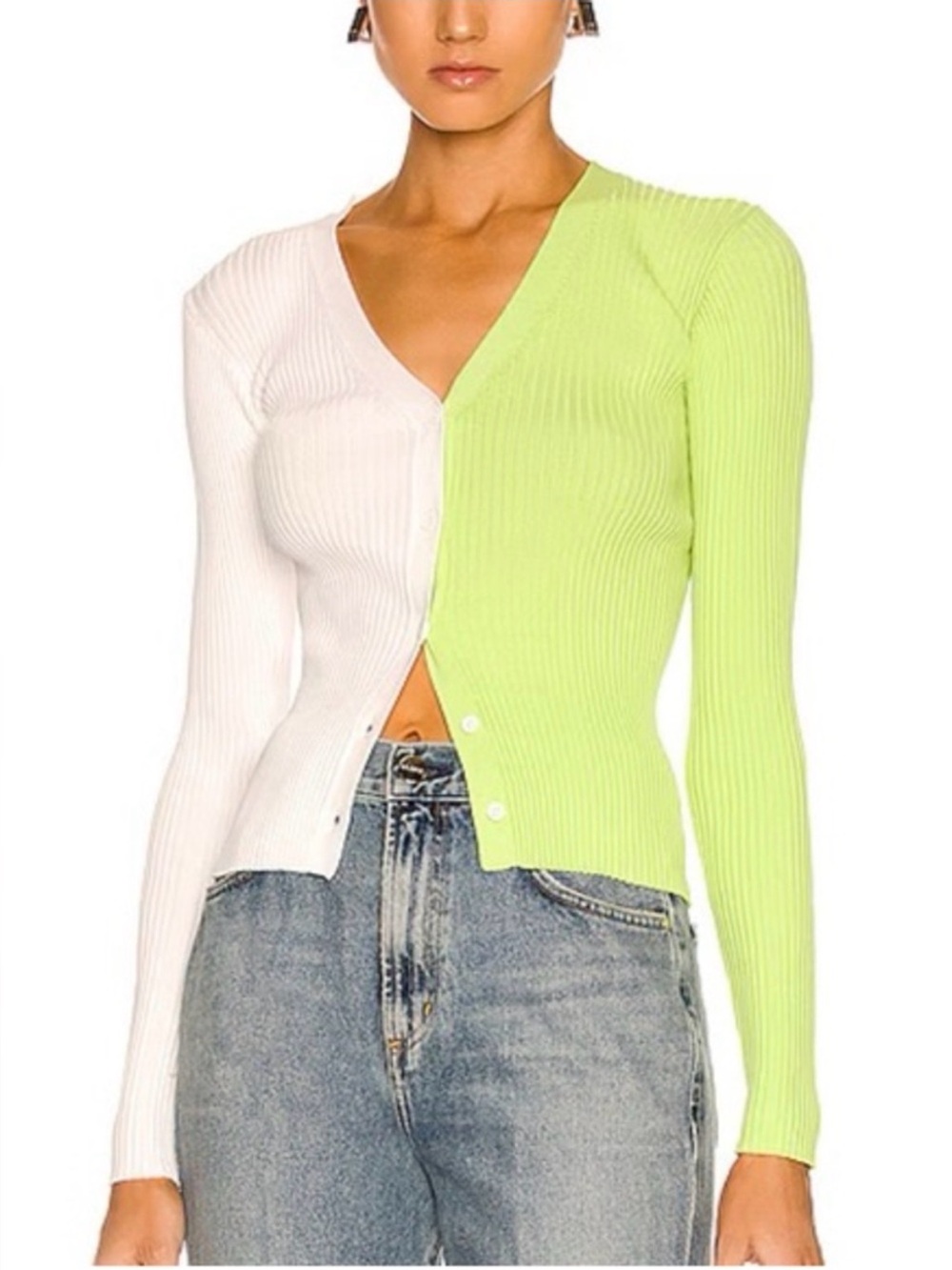 Staud Cargo Sweater Shoko Ribbed Cardigan